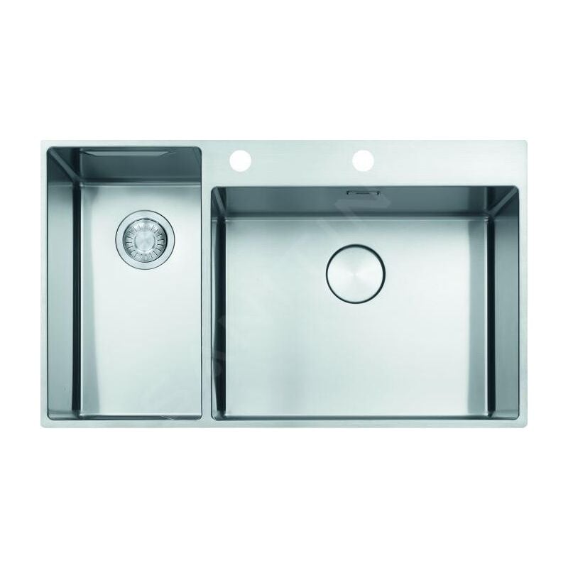 Franke - Box Center - Évier bwx 220/620-54-27/2, 860x510 mm, inox 127.0538.260