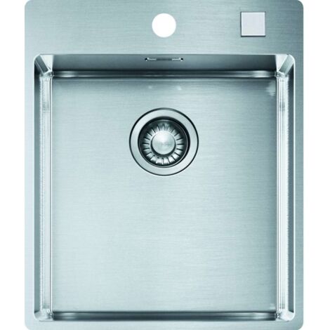 Franke Box - Fregadero BXX 210/610-40 TL, 43x51 cm, acero inoxidable 127.0369.288