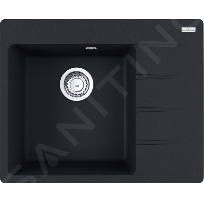 Franke - Centro - Évier en Fragranite cng 611-62 TL/2, 62x50 cm, noir mat 114.0637.495 Franke - Centro - Évier en Fragranite cng 611-62 TL/2, 62x50 cm, noir mat 114.0637.495