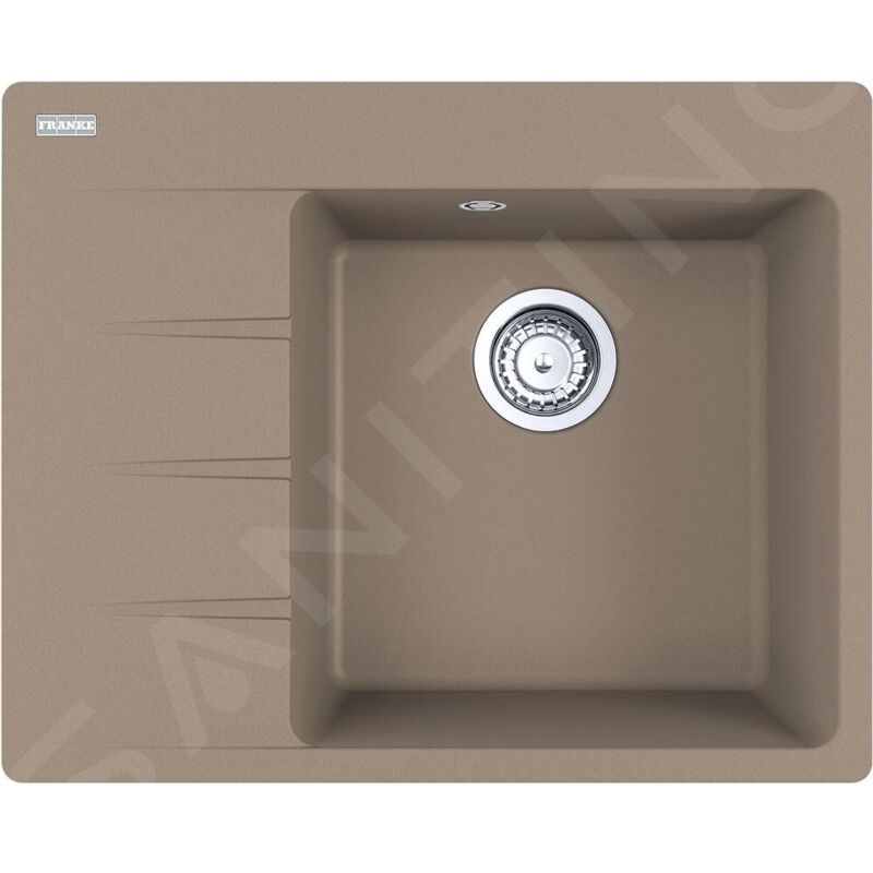 Franke - Centro - Évier en Fragranite cng 611-62 tl / 7, 62x50 cm, cachemire 114.0637.437