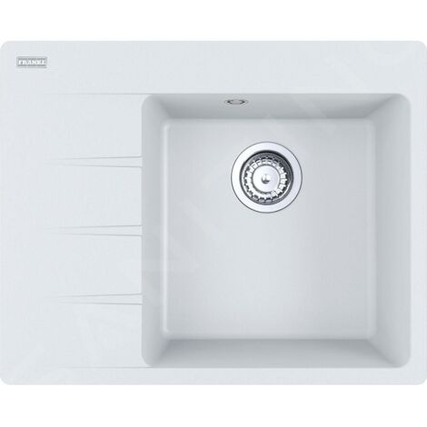 Franke Centro - Évier en Fragranite CNG 611-62 TL / 7, 62x50 cm, blanc-glace 114.0637.164