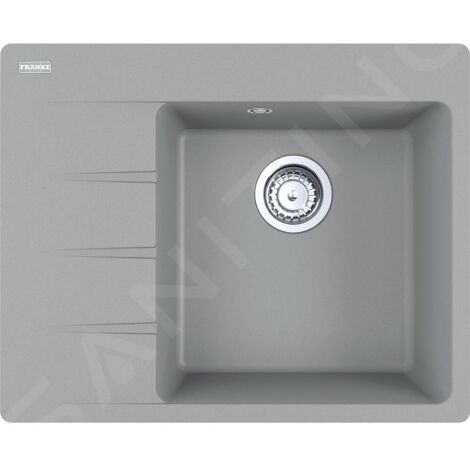 Franke Centro - Évier en Fragranite CNG 611-62 TL/7, 62x50 cm, pierre grise 114.0637.491