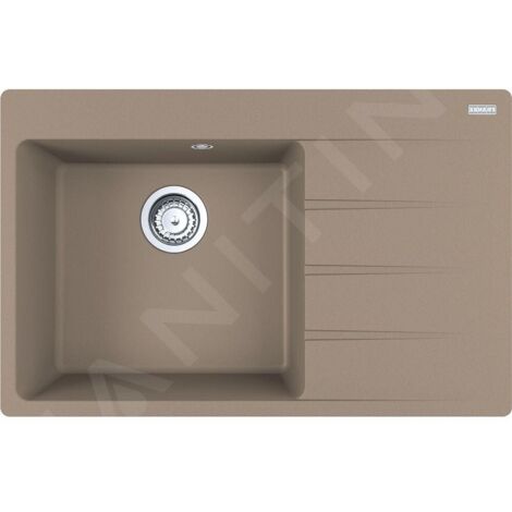 Franke Centro - Évier en Fragranite CNG 611-78 TL / 2, 78x50 cm, cachemire 114.0637.515