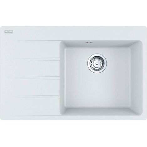Franke Centro - Évier en Fragranite CNG 611-78 TL / 7, 78x50 cm, blanc-glace 114.0637.505