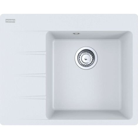 Franke Centro - Fragranit-Spüllbecken CNG 611-62 TL/7, 62x50 cm, Eisweiß 114.0637.164