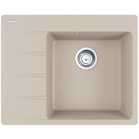 Franke Centro - Fregadero de fragranite CNG 611-62 TL/7, 62x50 cm, sahara 114.0637.163