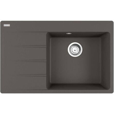 Franke Centro - Fregadero de fragranite CNG 611-78 TL/7, 78x50 cm, gris pizarra 114.0713.950