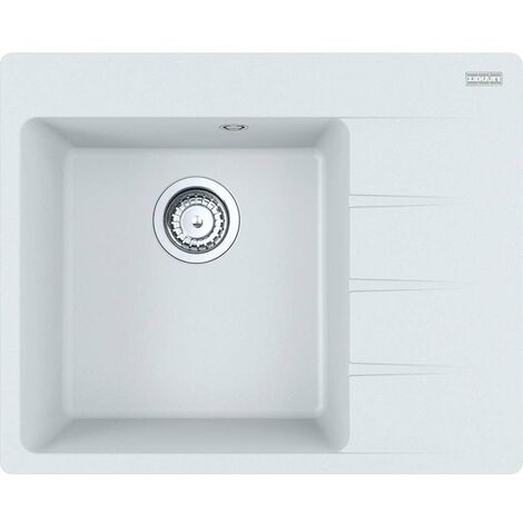 Franke Centro - Lavello in fragranite CNG 611-62 TL/2, 62x50 cm, ghiaccio bianco 114.0637.494