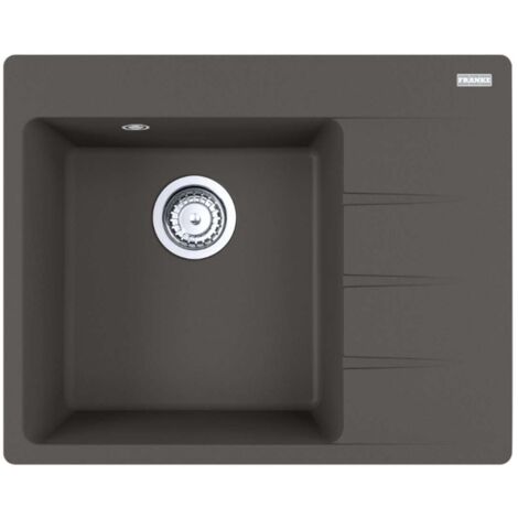Franke Centro - Lavello in fragranite CNG 611-62 TL/2, 62x50 cm, grigio ardesia 114.0713.949