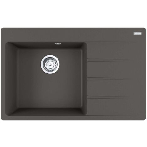 Franke Centro - Lavello in fragranite CNG 611-78 TL/2, 78x50 cm, grigio ardesia 114.0713.981