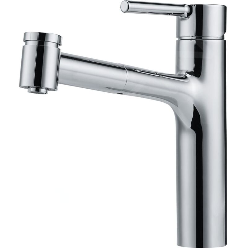 Franke - Centro - Mitigeur d'évier fp 0131.031 avec douchette extractible, chrome 115.0600.131