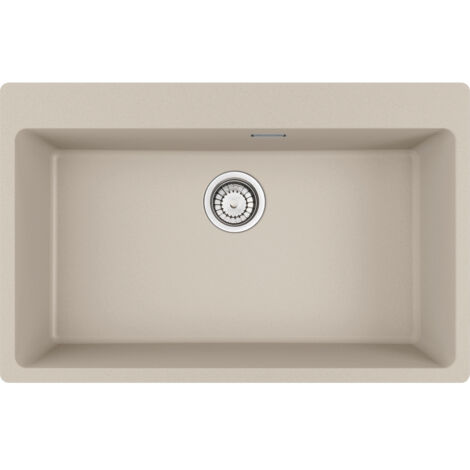 Franke Centro MRG 610-73 FTL. Tipo di lavello: Lavello montato su piano, Forma del lavandino: Rettangolare, Materiale del lavandino: Fragranito. Larghezza: 780 mm, Profondità: 500 mm... - 114.0661.713
