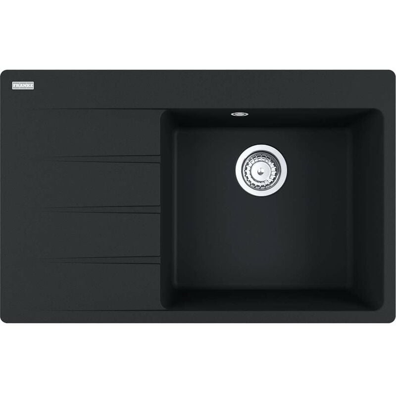 Centro - Évier en Fragranite cng 611-78 tl / 7, 78x50 cm, noir mat 114.0637.506 - Franke