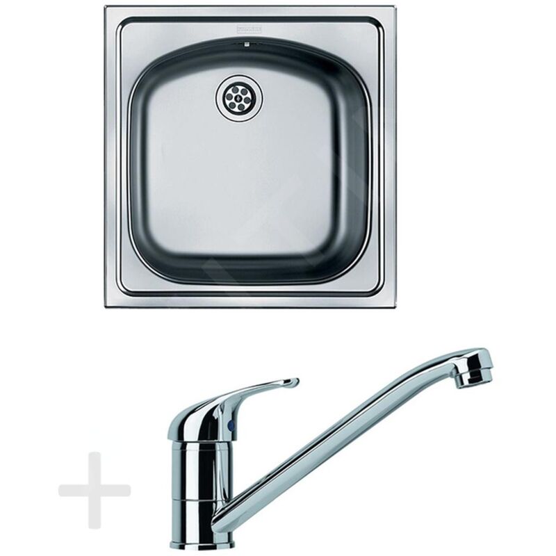 Colonnes - Kit de cuisine N31, évier en inox etn 610 + robinet fb 250, chrome 101.0283.213 - Franke