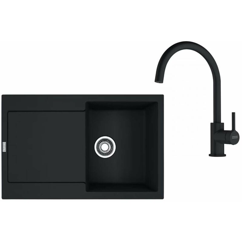 Colonnes - Set de cuisine G276MČ, évier en fragranit mrg 611 + robinet fn 6018.901, noir mat 114.0700.794 - Franke
