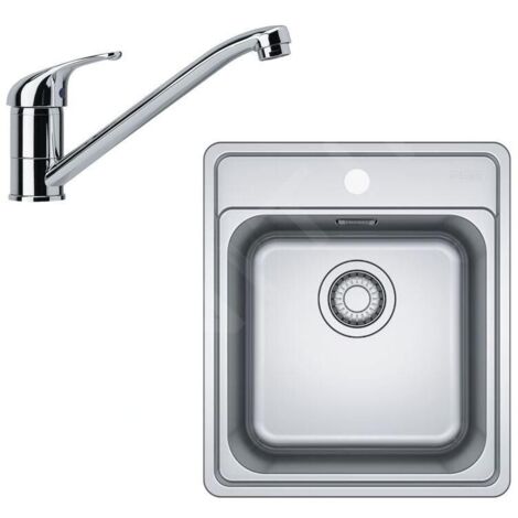 Franke Colonnes - Set de cuisine N88, évier en inox  BCX 610-42 + robinet FB 250.031, chrome 101.0700.671