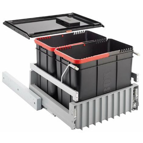 Franke Differenziatori - Cestino portarifiuti incorporato 300-45 Duo 121.0150.144