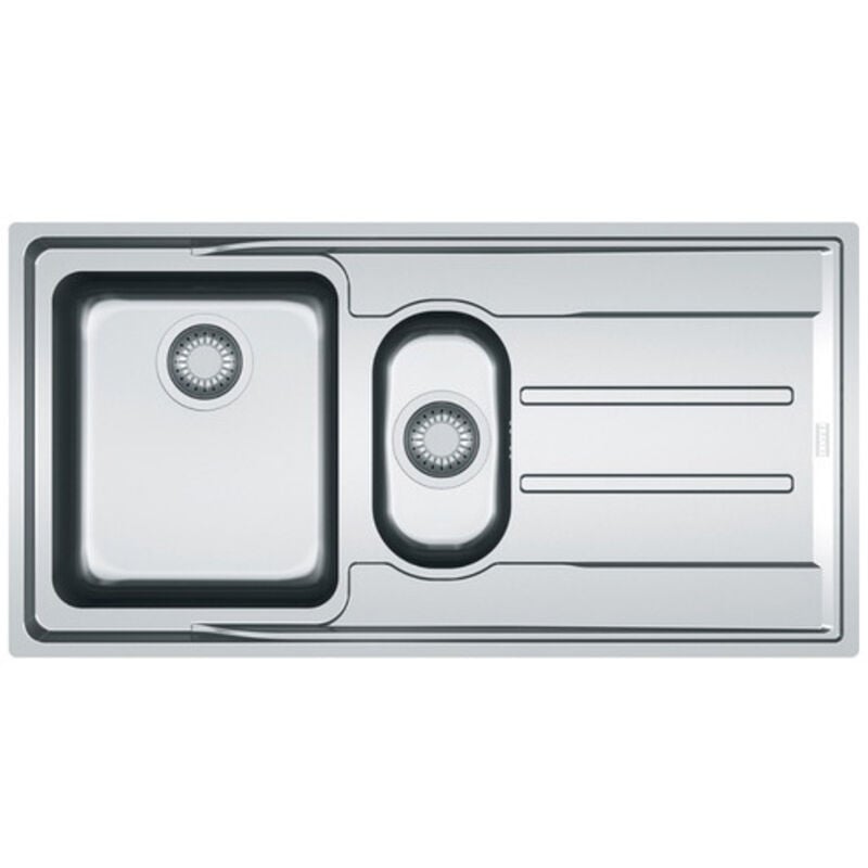Evier à encastrer 51.4cm inox avec siphon Franke 758005