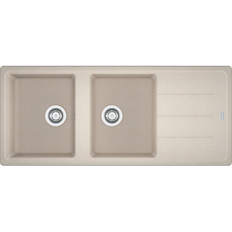 Vier Basis Fragranit bfg 621 - café crème - manuel - 1160 x 500 x 200 mm (sous-meuble 80 cm) Franke