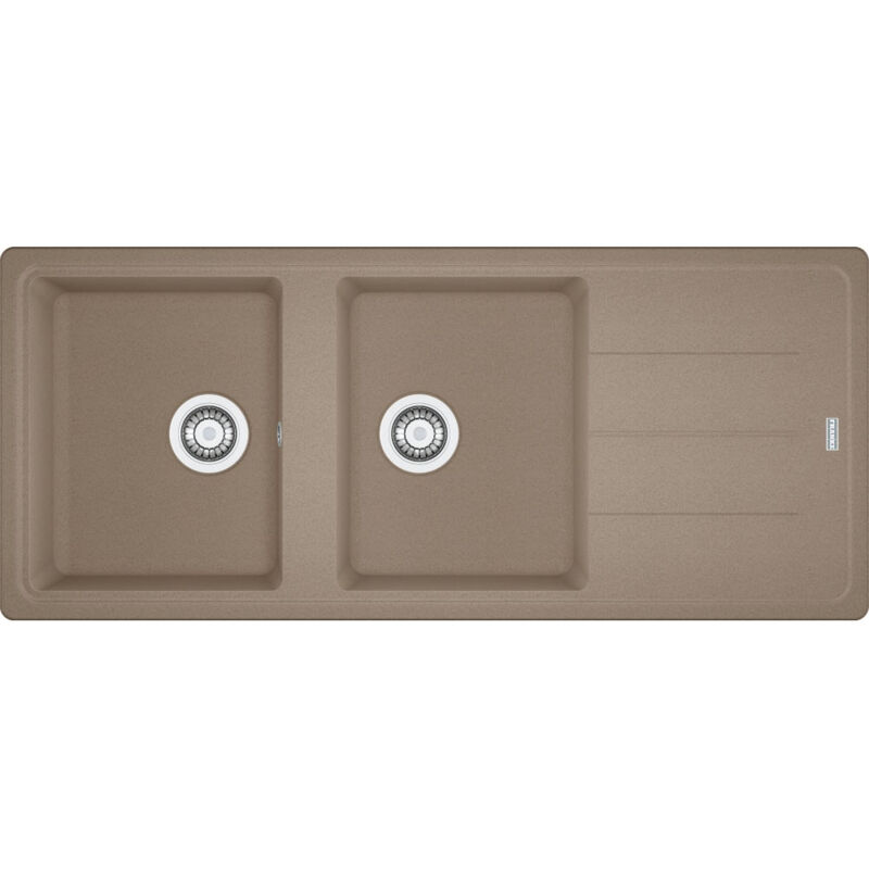 Vier Basis Fragranit bfg 621 - Oyster - manuel - 1160 x 500 x 200 mm (sous-meuble 80 cm) Franke