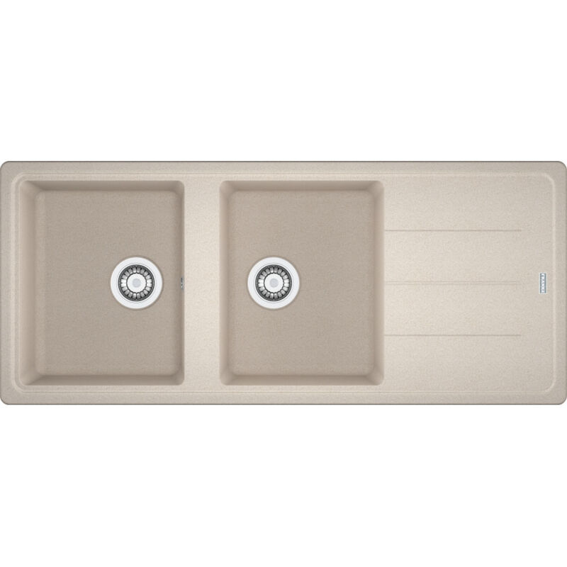 FRANKE  - vier Basis Fragranit bfg 621 - caf&eacute; cr&egrave;me - manuel - 1160 x 500 x 200 mm (sous-meuble 80 cm)