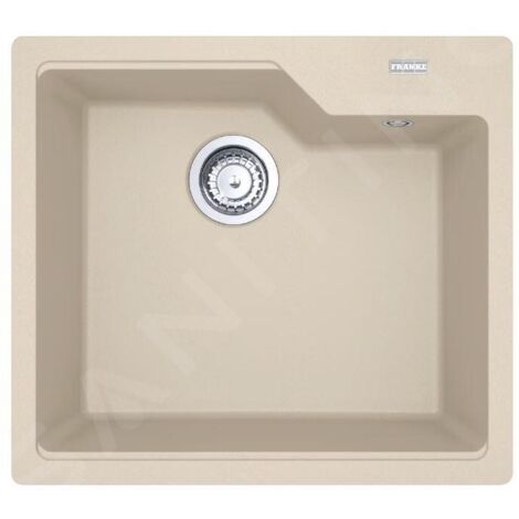 Franke – Évier en fragranit UBG 610-56 56x50 cm – Montage sur plan – Couleur sable – Dimensions de découpe 524x464 mm
