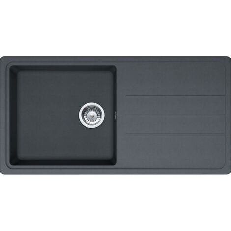 Franke – Évier Tectonite 970 x 500 x 200 mm – Sous-meuble 60 cm – Vidage manuel – Surface non poreuse pour nettoyage facile