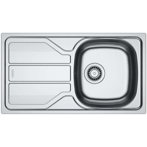 Franke Flash - Fregadero FLN 611-78/44, 78x46 cm, acero inoxidable 101.0712.172