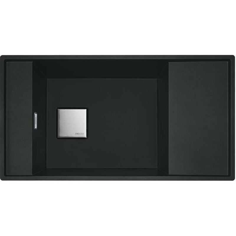 Franke Fresno - Évier en Fragranite FSG 211/111, 86x46 cm, noir mat 135.0652.557