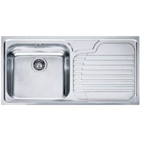 Franke GAX 611. Colore del prodotto: Acciaio inox, Numero di vasche per lavello: 1 ciotole, Dimensioni prima vasca (LxL): 450 x 400 mm. Larghezza: 1000 mm, Profondità: 500 mm - 101.0017.509