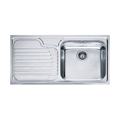 Franke GAX 611. Tipo di lavello: Lavello ad incasso, Forma del lavandino: Rettangolare, Colore del prodotto: Acciaio inox. Larghezza: 1000 mm, Profondità: 500 mm, Larghezza del compa... - 101.0017.508