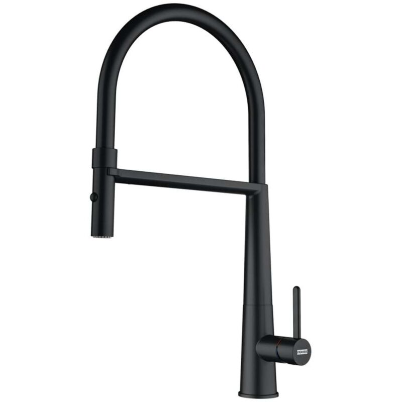 Franke - Mitigeur Icon semi pro Noir Mat - Black coloris