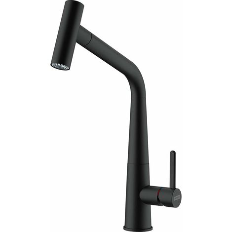 Franke Icon - Spültischarmatur FG 5188.901 mit ausziehbarem Endstück, schwarz matt 115.0625.190