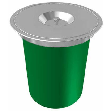 Franke KEA - Abfalleimer E 12, eingebaut, grün 134.0035.042