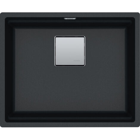 Franke KNG 110-52. Tipo di lavello: Lavello sottopiano, Forma del lavandino: Rettangolare, Colore del prodotto: Nero. Larghezza: 560 mm, Profondità: 460 mm, Altezza: 200 mm - KNG110-52 - 125.0529.601