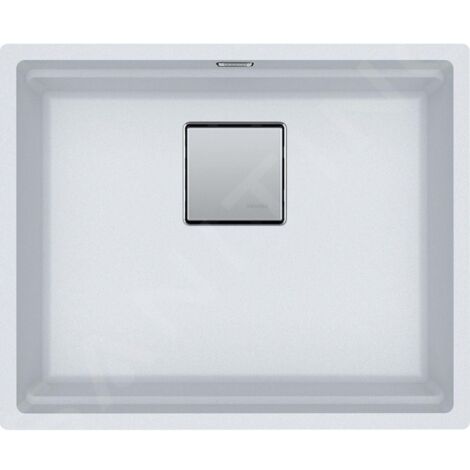 Franke Kubus 2 - Évier en fragranit KNG 110-52, 56x46 cm, blanc artic 125.0641.421