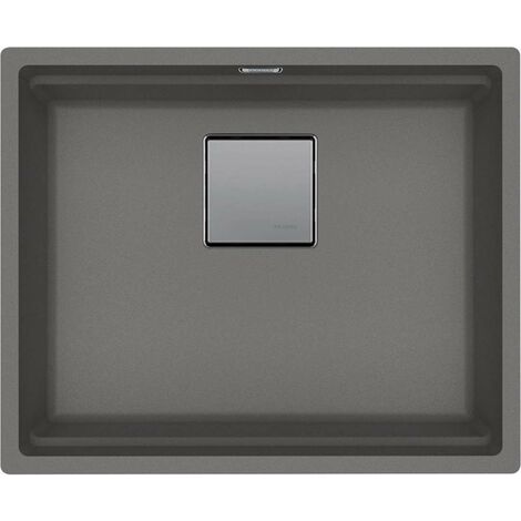 Franke Kubus 2 - Fragranitspüle KNG 110-52, 56x46 cm, steingrau 125.0641.422