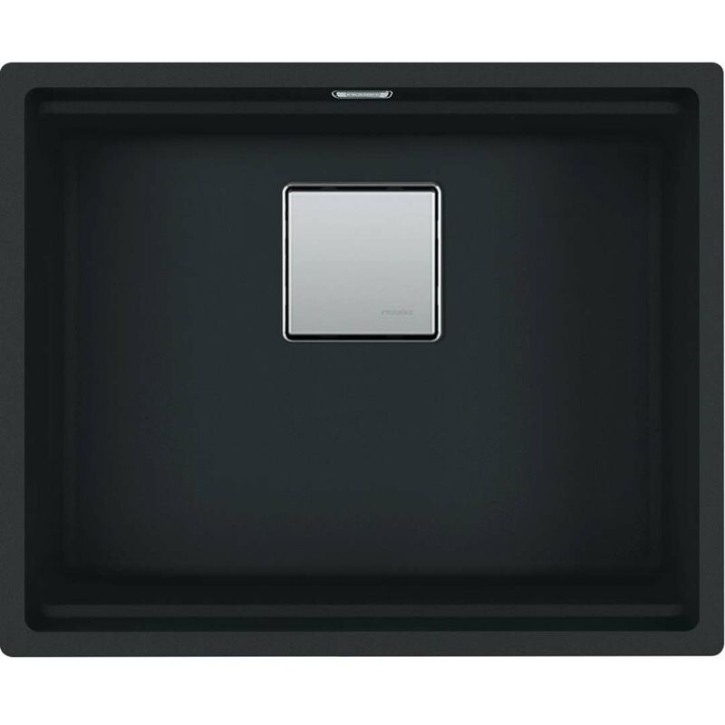 Franke - Kubus 2 - Fragranitspüle Kng 110-52, 56x46 Cm, Schwarz Matt 125.0670.898