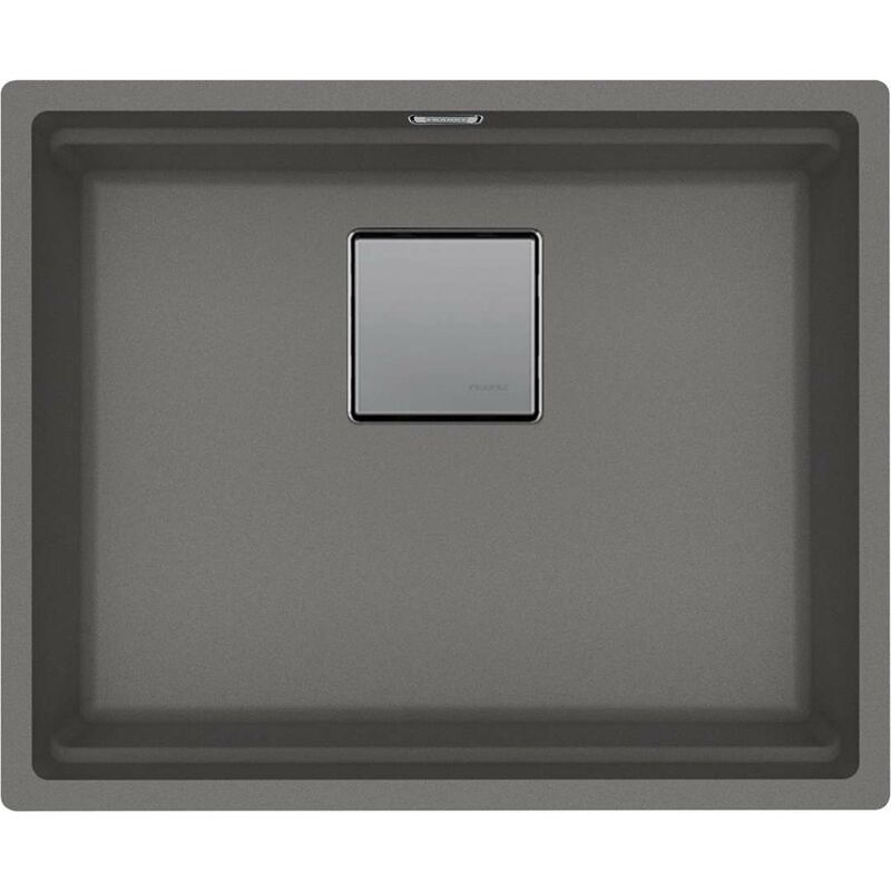 Franke - Kubus 2 - Fragranitspüle Kng 110-52, 56x46 Cm, Steingrau 125.0641.422