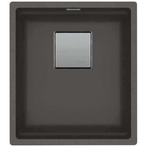 Franke Kubus 2 - Fregadero de fragranite KNG 110-37, 41x46 cm, gris pizarra 125.0713.982