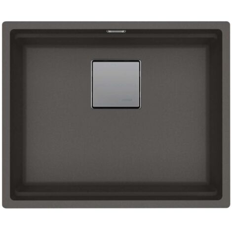 Franke Kubus 2 - Fregadero de fragranite KNG 110-52, 56x46 cm, gris pizarra 125.0713.983