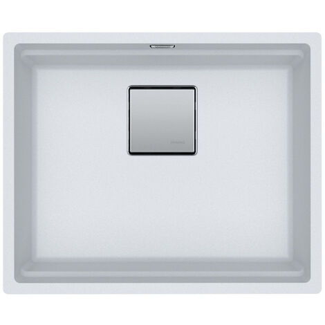 Franke Kubus 2 KNG 110-52 Fragranit+ Fregadero bajo encimera blanco hielo