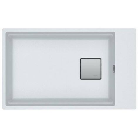 Franke Kubus 2 - Lavello in fragranite KNG 110-62, 76x46 cm, bianco-ghiaccio 125.0512.517