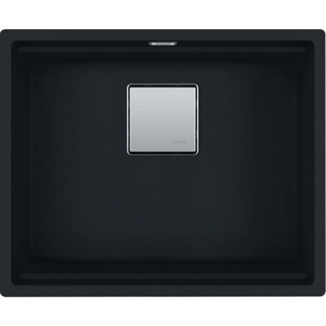 Franke Kubus 2 Undermount sink 56x46cm in Fragranit+, black matt (KNG110-52MC)