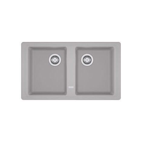 Franke Lavello BFG620AL 2 Vasche Dimensioni 86 x 50 cm Colore Alluminio Serie Boston