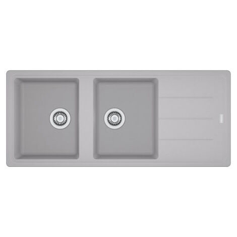 Franke Lavello BFG621AL 2 Vasche Gocciolatoio Reversibile Dimensioni 116 x 50 cm Colore Alluminio Serie Boston