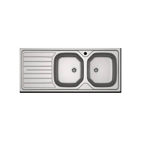 FRANKE lavello da incasso in acciaio inox - 2C/1E REL 621 - 1160x500 mm - 898823