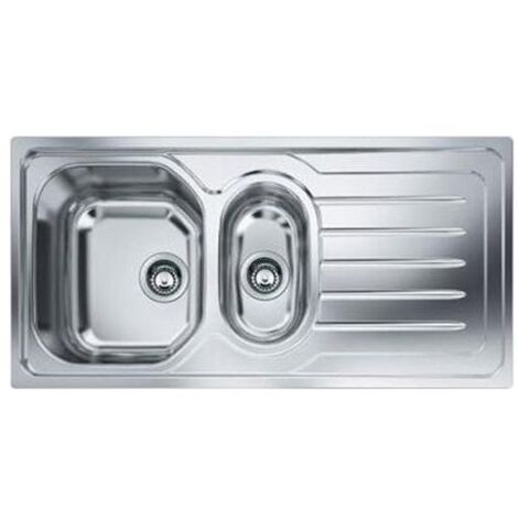 Franke Lavello Inox OLX 651 3 1-2 WWK gocciolatoio a destra 1 Vasca + vaschetta + scolapiatti 100 cm 101.0180.243