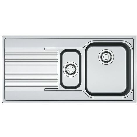 Franke Lavello Inox SRX 651 3 1/2 WWK gocciolatoio a sinistra 1 Vasca + vaschetta + scolapiatti 100 cm 101.0356.888