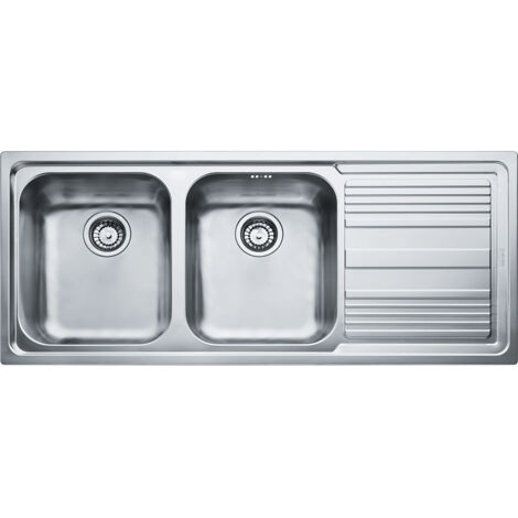 Franke Lavello Logica Line Da Incasso LLX621 2 Vasche Gocciolatoio Destro